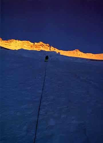 
Climbing Lhotse Wall At Sunset 1990 - Peaks Of Glory book
